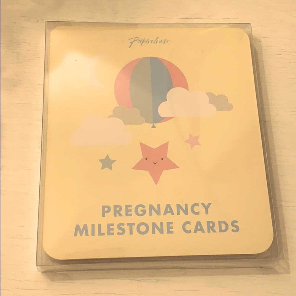 Pregnancy Milestone Cards by Paperchase